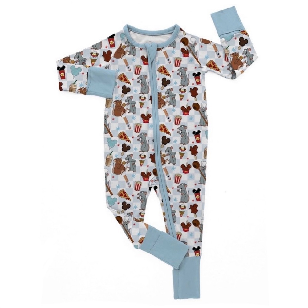 Bamboo Bliss Blue Little Chef Ratatouille Zippy 2T NWT